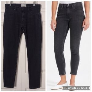 Everlane Mid-Rise Skinny Ankle Jeans Washed Black Size 29